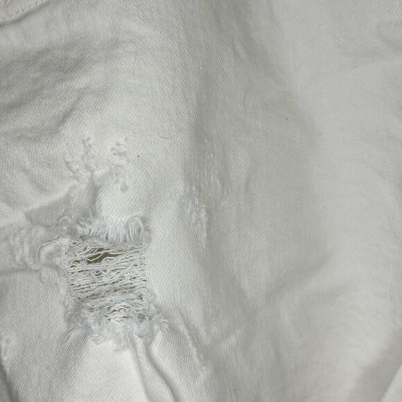 Torrid Distressed Winter White Shorts Size 20 - Picture 5 of 5